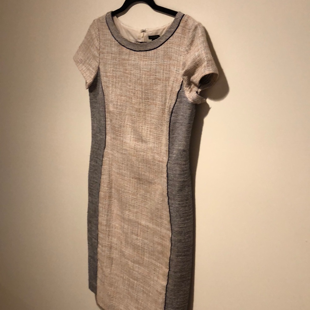 Short sleeve linen dress